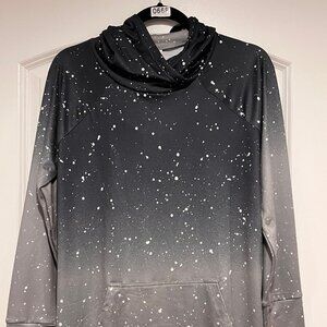 LuLaRoe Medium Amber (gray and black galaxy print)